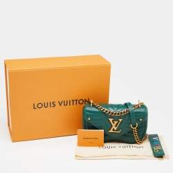 Louis Vuitton Green Leather New Wave Chain PM Bag