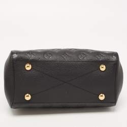 Pre Owned Louis Vuitton Black Monogram Empreinte Leather Montaigne BB Bag