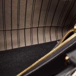 Pre Owned Louis Vuitton Black Monogram Empreinte Leather Montaigne BB Bag