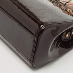 Pre Owned Louis Vuitton Amarante Monogram Vernis Brea PM NM Bag