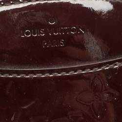 Pre Owned Louis Vuitton Amarante Monogram Vernis Brea PM NM Bag