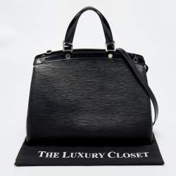 Pre Owned Louis Vuitton Black Epi Leather Brea GM Bag