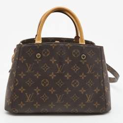 Pre Owned Louis Vuitton Monogram Canvas Montaigne BB Bag