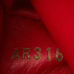 Pre Owned Louis Vuitton Scarlet Taurillon Leather Capucines BB Bag