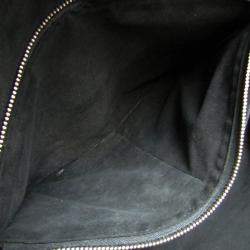 Louis Vuitton Black Leather Lockme Cabas Top Handle Bag