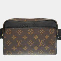 Louis Vuitton Brown Monogram Trocadero 30 Dark brown Leather Cloth