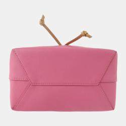 Louis Vuitton Pink Leather Lockme Backpack
