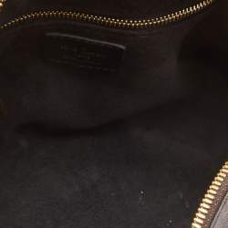 Pre Owned Louis Vuitton Black Coated Canvas and Leather Petite Malle Souple Bag