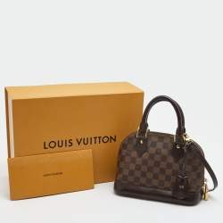 Pre Owned Louis Vuitton Damier Ebene Canvas Alma BB Bag