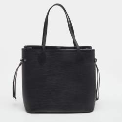 Louis Vuitton Black Epi Leather Neverfull MM Bag