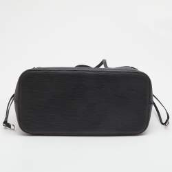 Louis Vuitton Black Epi Leather Neverfull MM Bag