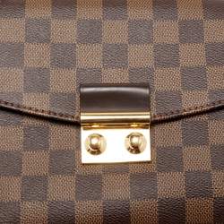 Pre Owned Louis Vuitton Damier Ebene Canvas Croisette Bag