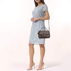 Pre Owned Louis Vuitton Damier Ebene Canvas Croisette Bag