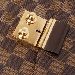 Pre Owned Louis Vuitton Damier Ebene Canvas Croisette Bag