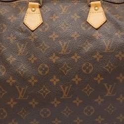 Pre Owned Louis Vuitton Monogram Canvas Speedy 40 Bag