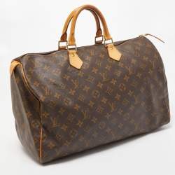 Pre Owned Louis Vuitton Monogram Canvas Speedy 40 Bag