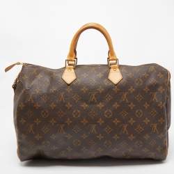 Pre Owned Louis Vuitton Monogram Canvas Speedy 40 Bag