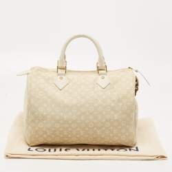 Louis Vuitton Dune Monogram Mini Lin Canvas Speedy 30 Bag