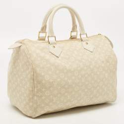 Louis Vuitton Dune Monogram Mini Lin Canvas Speedy 30 Bag