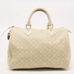 Louis Vuitton Dune Monogram Mini Lin Canvas Speedy 30 Bag