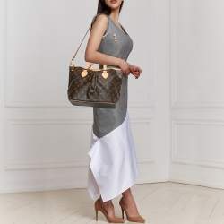 Palermo cloth handbag Louis Vuitton Black in Cloth - 26117539