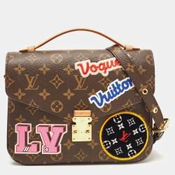 Louis Vuitton Monogram Patches Pochette Metis of Coated Canvas with Golden  Brass Hardware, Handbags and Accessories Online, Ecommerce Retail