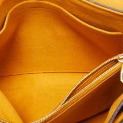 Pre Owned Louis Vuitton Safran Monogram Canvas Pallas Chain Bag