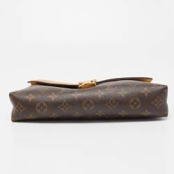 Pre Owned Louis Vuitton Safran Monogram Canvas Pallas Chain Bag