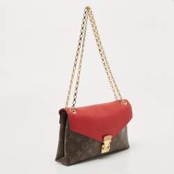 Pre Owned Louis Vuitton Cherry Monogram Canvas Pallas Chain Bag