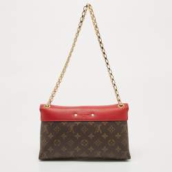 Pre Owned Louis Vuitton Cherry Monogram Canvas Pallas Chain Bag