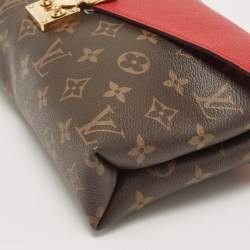 Pre Owned Louis Vuitton Cherry Monogram Canvas Pallas Chain Bag
