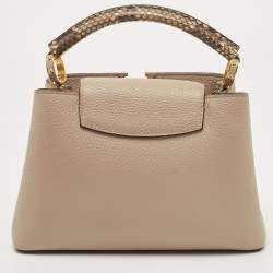 مملوكة مسبقًا Louis Vuitton Galet Taurillon Leather Capucines BB Bag