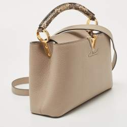 مملو كة مسبقًا Louis Vuitton Galet Taurillon Leather Capucines BB Bag