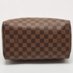 Pre Owned Louis Vuitton Damier Ebene Canvas Speedy 25 Bag
