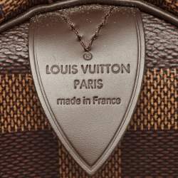 Pre Owned Louis Vuitton Damier Ebene Canvas Speedy 25 Bag