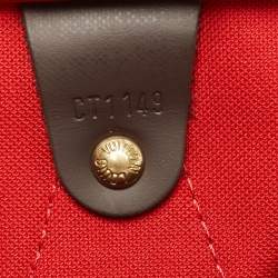 Pre Owned Louis Vuitton Damier Ebene Canvas Speedy 25 Bag