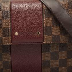 Pre Owned Louis Vuitton Bordeaux Damier Ebene Bond Street Bag            