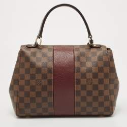 Pre Owned Louis Vuitton Bordeaux Damier Ebene Bond Street Bag            