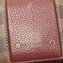 Pre Owned Louis Vuitton Bordeaux Damier Ebene Bond Street Bag            