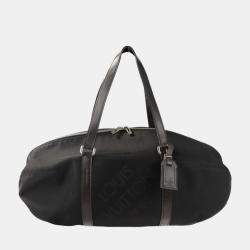 Louis Vuitton Black Canvas Geant Souverain Duffle Bag Louis