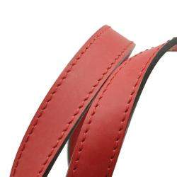 Pre Owned Louis Vuitton Red Epi Leather Soufflot Satchel