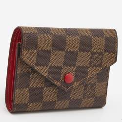 Louis Vuitton Red Monogram Canvas Victorine Wallet 