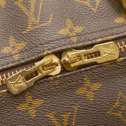 Pre Owned Louis Vuitton Brown Monogram Canvas Keepall Bandouliere 60 Duffel Bag