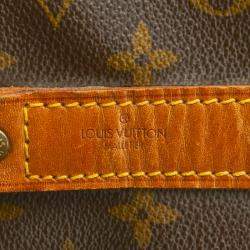 Pre Owned Louis Vuitton Brown Monogram Canvas Keepall Bandouliere 60 Duffel Bag