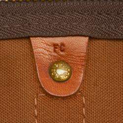 Pre Owned Louis Vuitton Brown Monogram Canvas Keepall Bandouliere 60 Duffel Bag