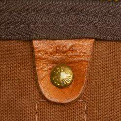 Pre Owned Louis Vuitton Brown Monogram Canvas Keepall Bandouliere 60 Duffel Bag