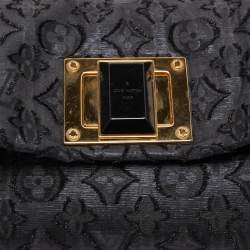 Pre Owned Louis Vuitton Black Lurex Limited Edition Altair Clutch