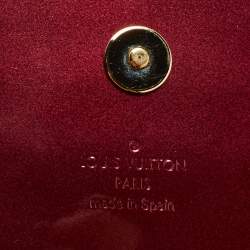 Pre Owned Louis Vuitton Amarante Vernis Sobe Clutch