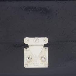 Pre Owned Louis Vuitton Black Monogram Glace Anouchka MM Clutch 