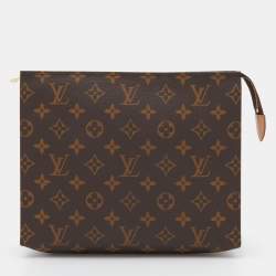 Pre Owned Louis Vuitton Monogram Canvas Toiletry Pouch 26
